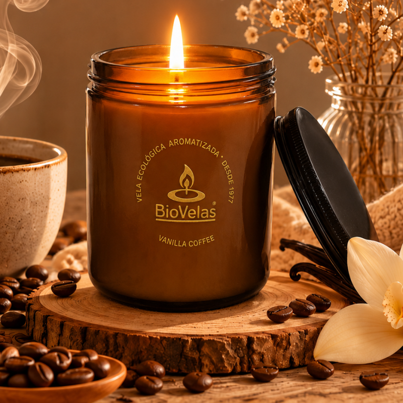 Vela Ecológica Aromatizada Vanilla Coffee